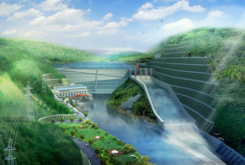 龙楼镇老挝南塔河1号水电站项目